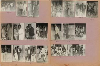 MALICK SIDIBÉ (1936-2016) A suite of 7 chemises made at various Bamako, Mali celebrations, clubs, and happenings.
